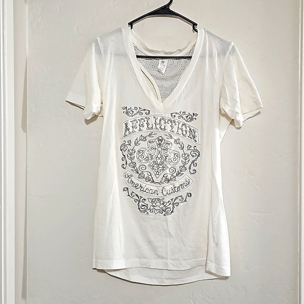 Affliction Tee Size Large
